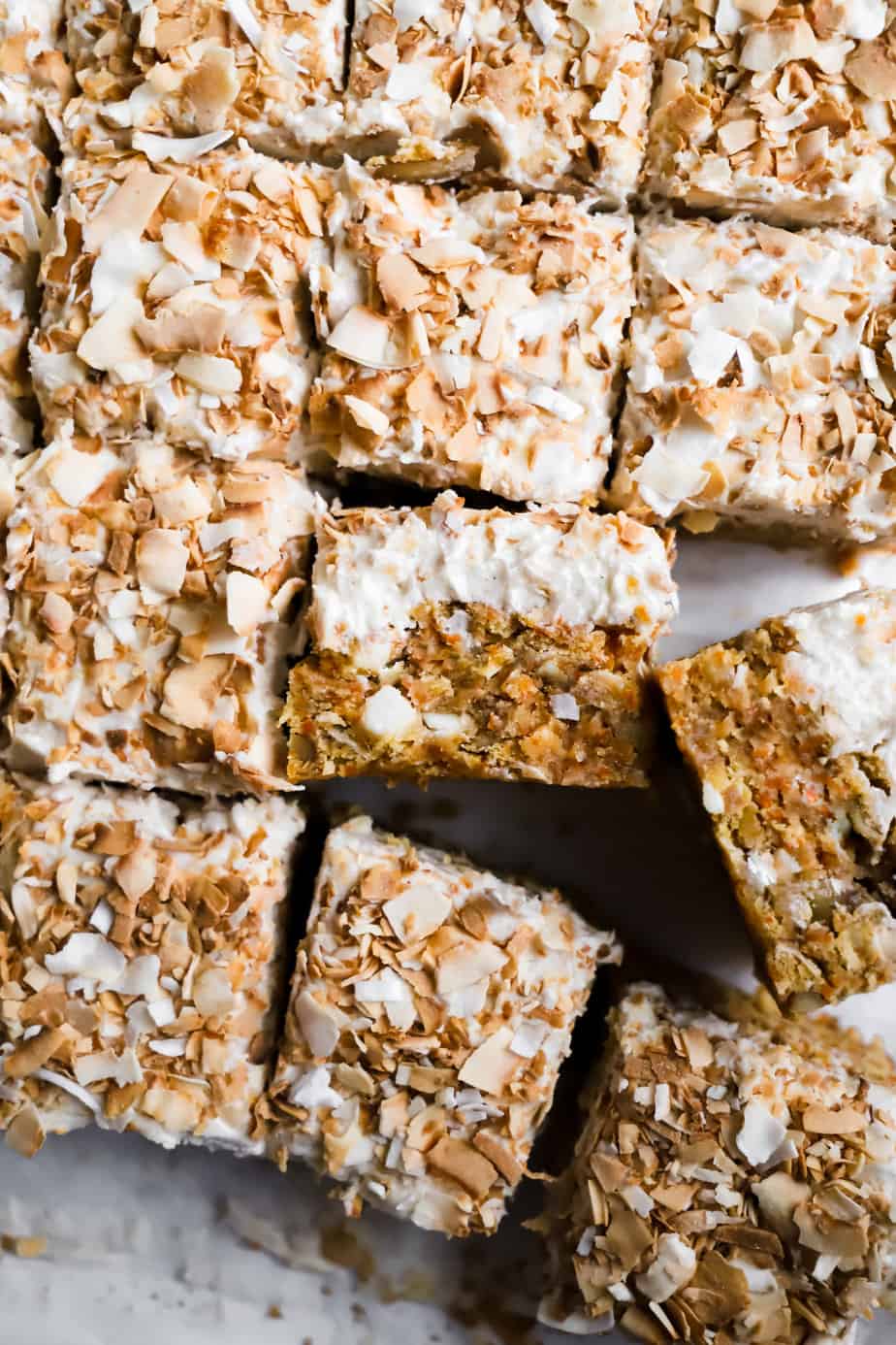 carrot cake blondies