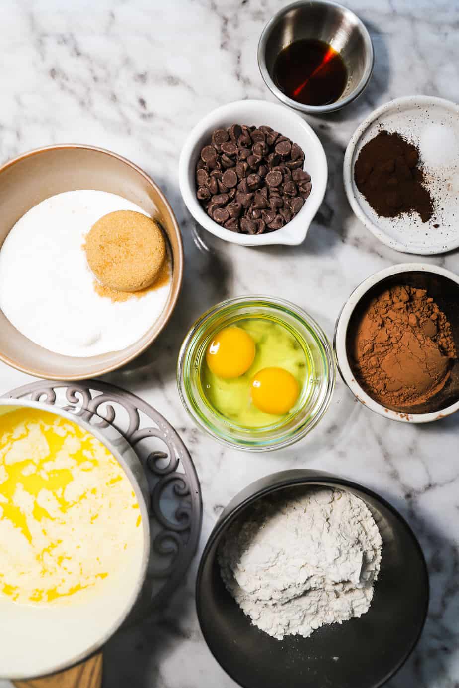 brownie ingredients