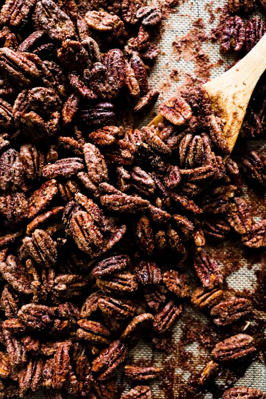 candied pecans sheet tray