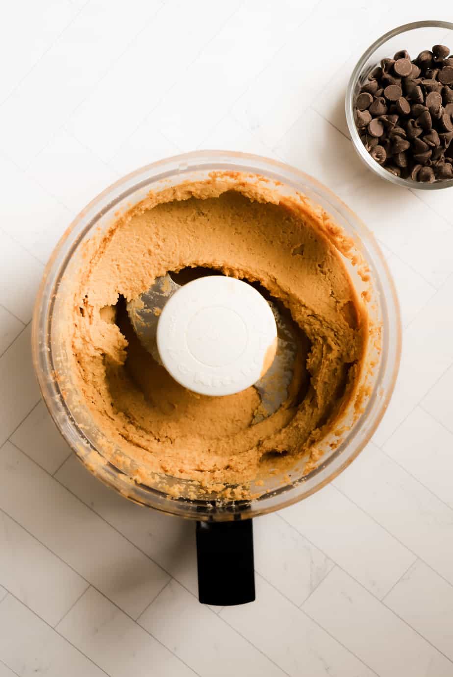 smooth chickpea cookie dough