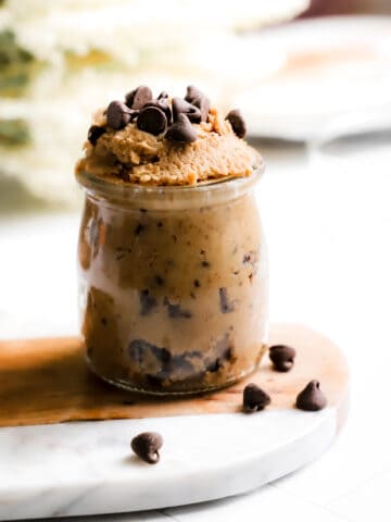 healthy chickpea cookie dough