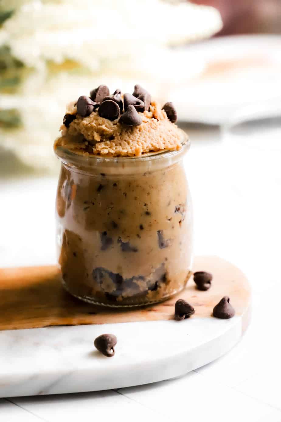 healthy chickpea cookie dough