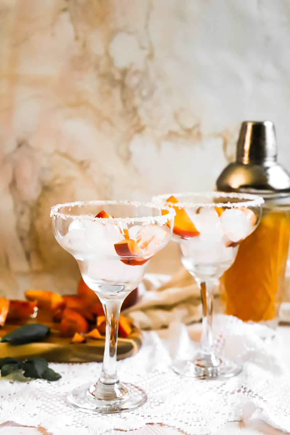 cold margarita glasses