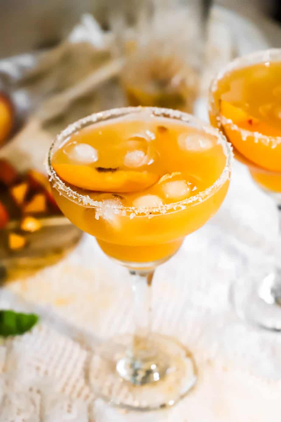 peach margaritas