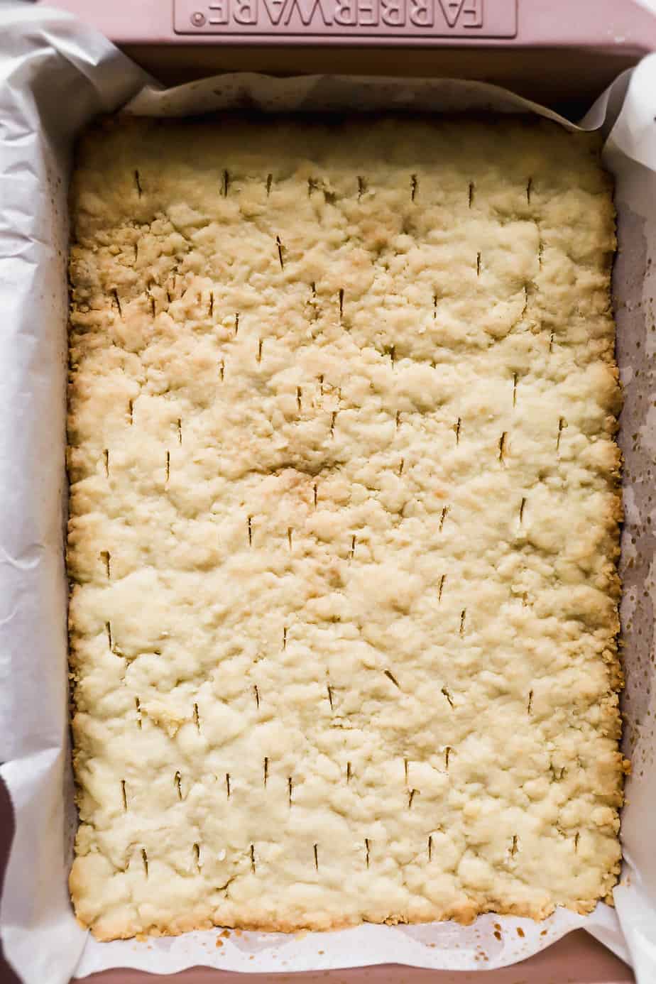 baked shortbread crust step 3