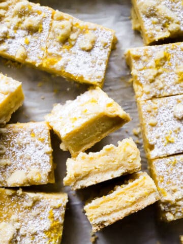 lemon shortbread bars