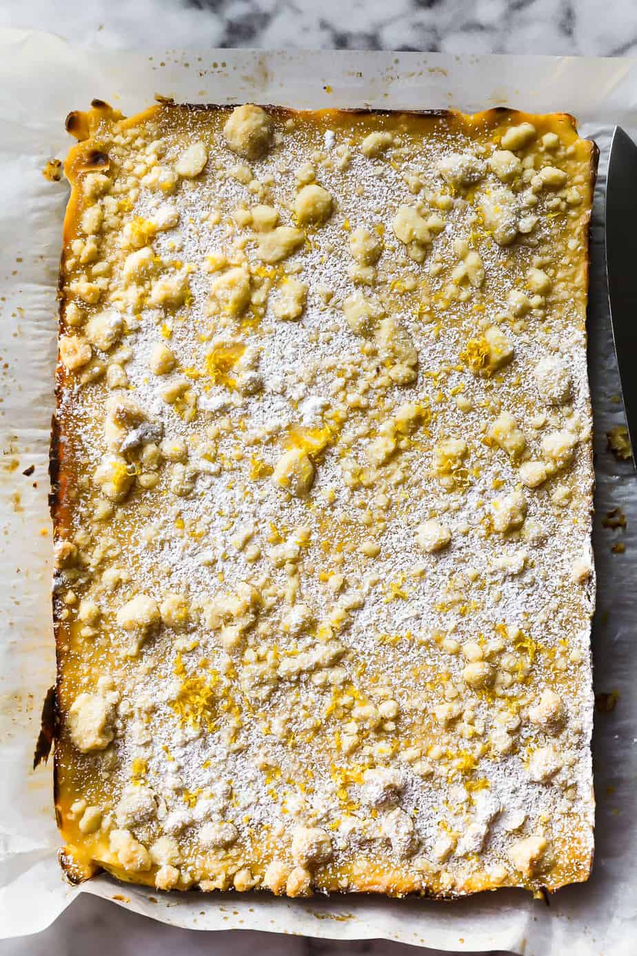 lemon shortbread bars