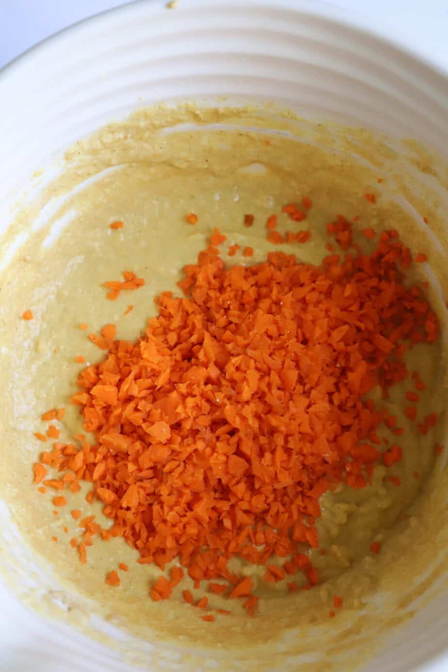 dog birthday cake shredded carrots mixed in step 2