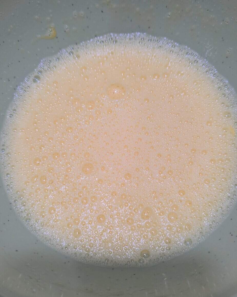 egg and sugar mixture step 2