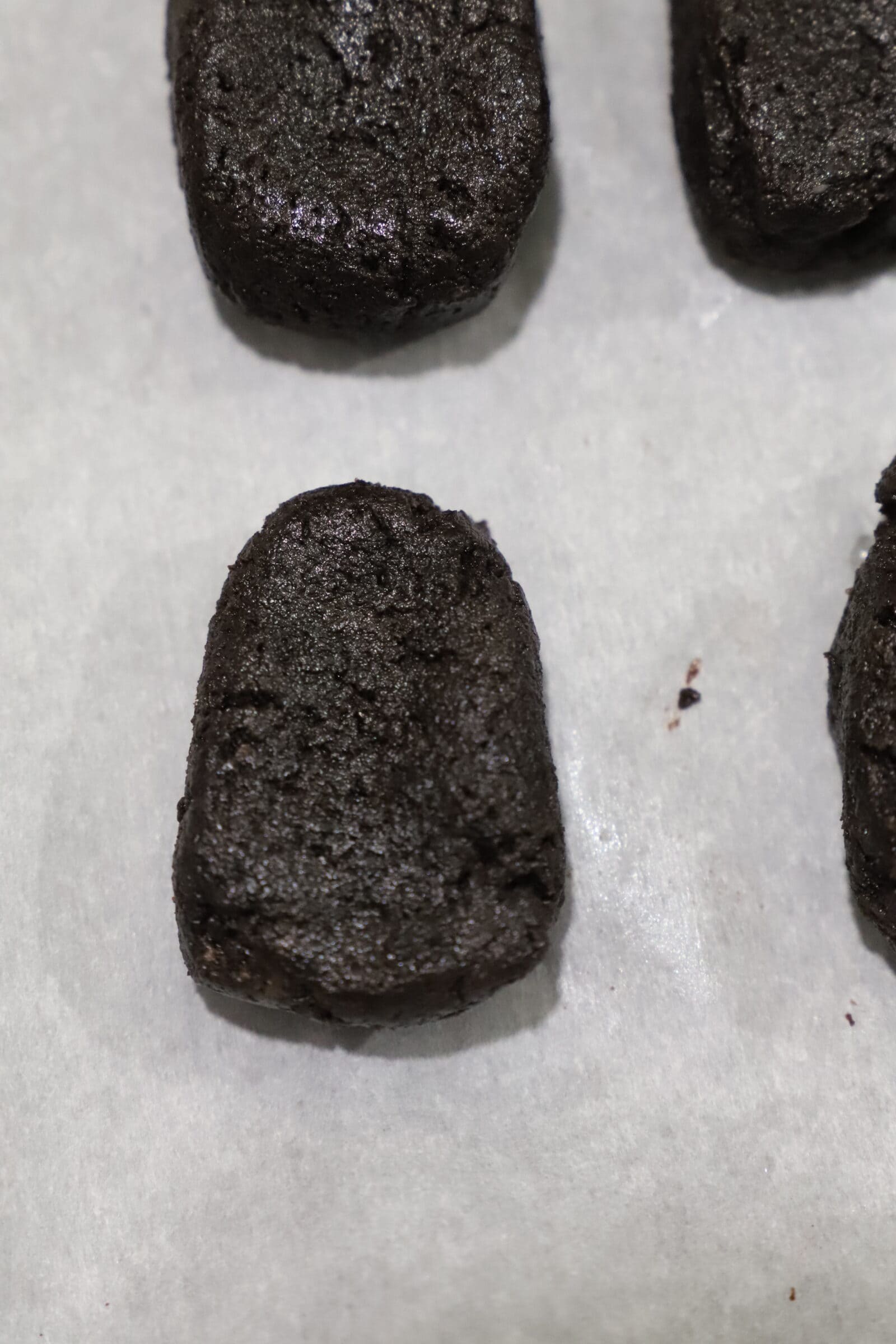 Oreo Truffles ghost shaped truffle dough Step 6