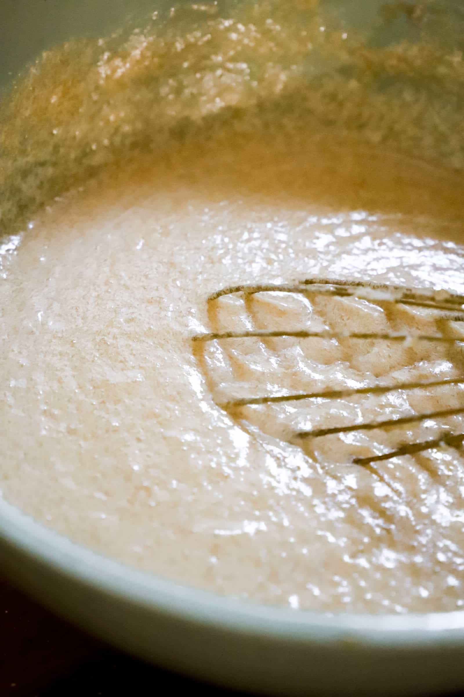 apple cider donut bundt cake batter